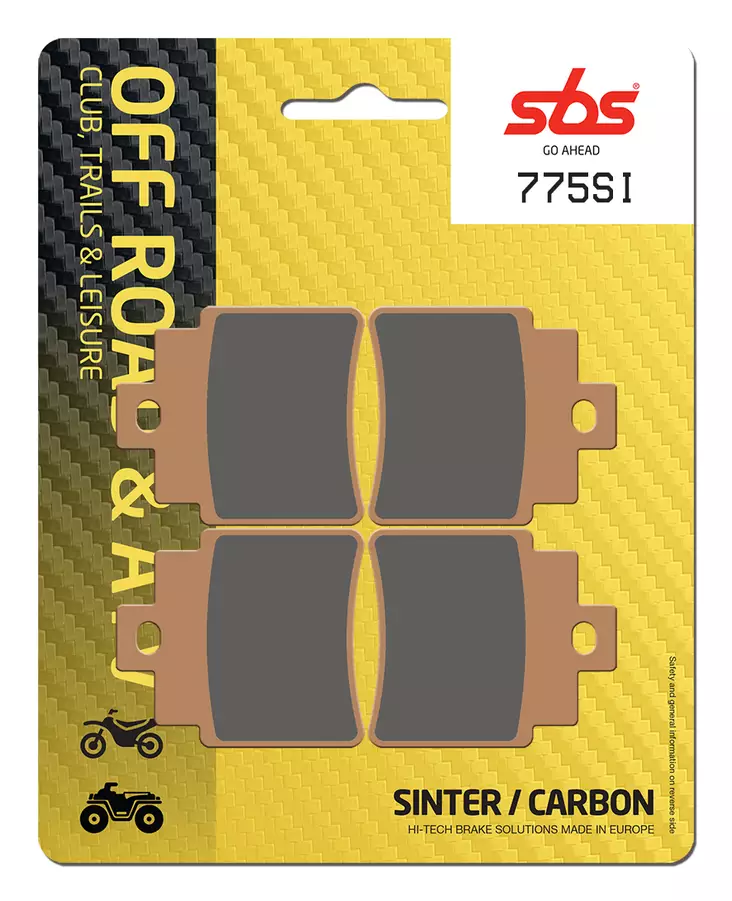 Sbs Jarrupalat Sintered Offroad - Duell MP varaosat ja tarvikkeet - 123447 - 1