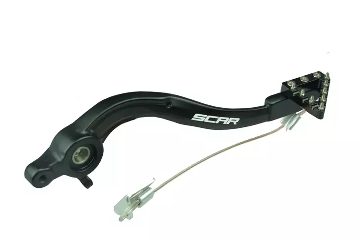 Scar Rear Brake Pedal - 65SX TC65 MC65 09-23 Black color - Duell MP varaosat ja tarvikkeet - 75757 - 1