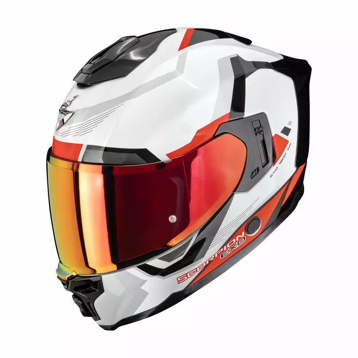 SCORPION Helmet EXO-1500 AIR ARENA White-Red, XL - Duell ajovarusteet - 49577 - 1