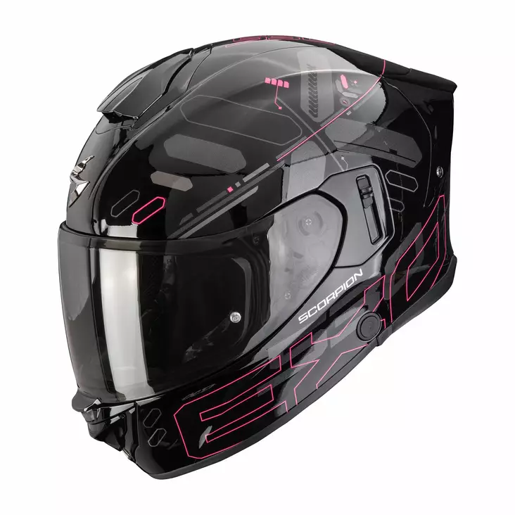 SCORPION Helmet EXO-530 AIR FOND Black-Pink, L - Duell ajovarusteet - 49137 - 1
