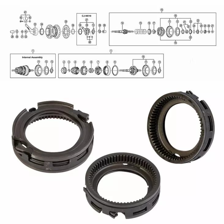 SHIMANO NEXUS 7-V (SG-7C22/25/26) hammasrengas täyd. 2 - Duell polkupyörien varaosat ja tarvikkeet - 52127 - 1