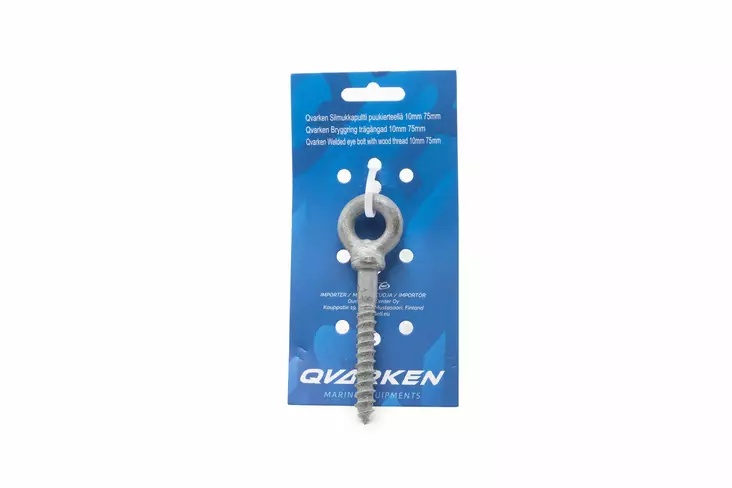 Silmukkapultti puukierteellä 8x60mm - Duell venetarvikkeet - 139967 - 1