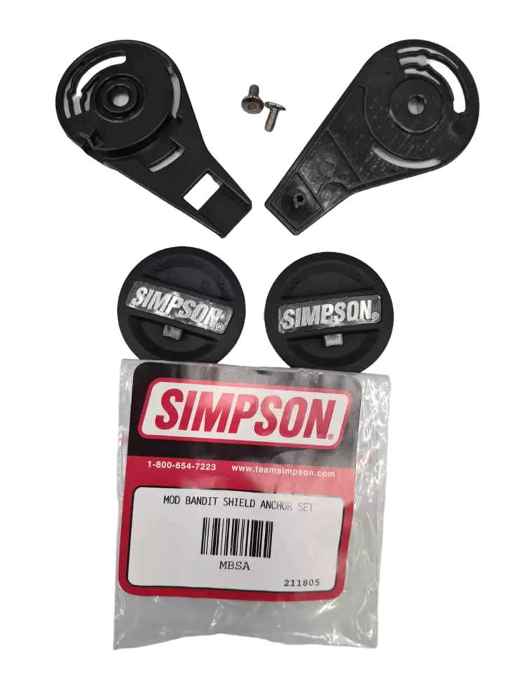 SIMPSON Darksome Visor Fitting Kit - Duell ajovarusteet - 54407 - 1