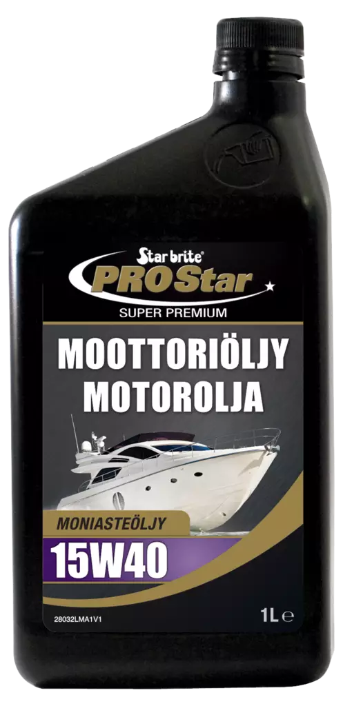 Star brite Pro Star 4-tahti moottoriöljy 15W40 1L - Duell venetarvikkeet - 132917 - 1