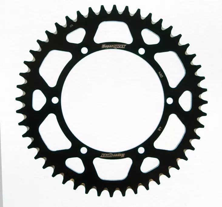 Supersprox Alu Takaratas KA KX125/250/450 Musta 47 - Duell MP varaosat ja tarvikkeet - 118857 - 1