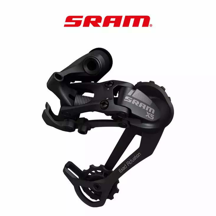 Takavaihtaja SRAM X5 9-v medium häkki musta - Duell polkupyörien varaosat ja tarvikkeet - 140307 - 1