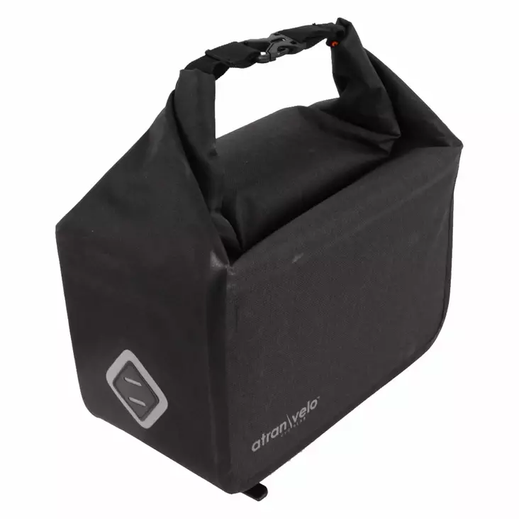 Top Bag ATRAN Travel laukku tavaratelineen päälle vedenpitävä harmaa/m. 10.5l - Duell polkupyörien varaosat ja tarvikkeet - 57977 - 1