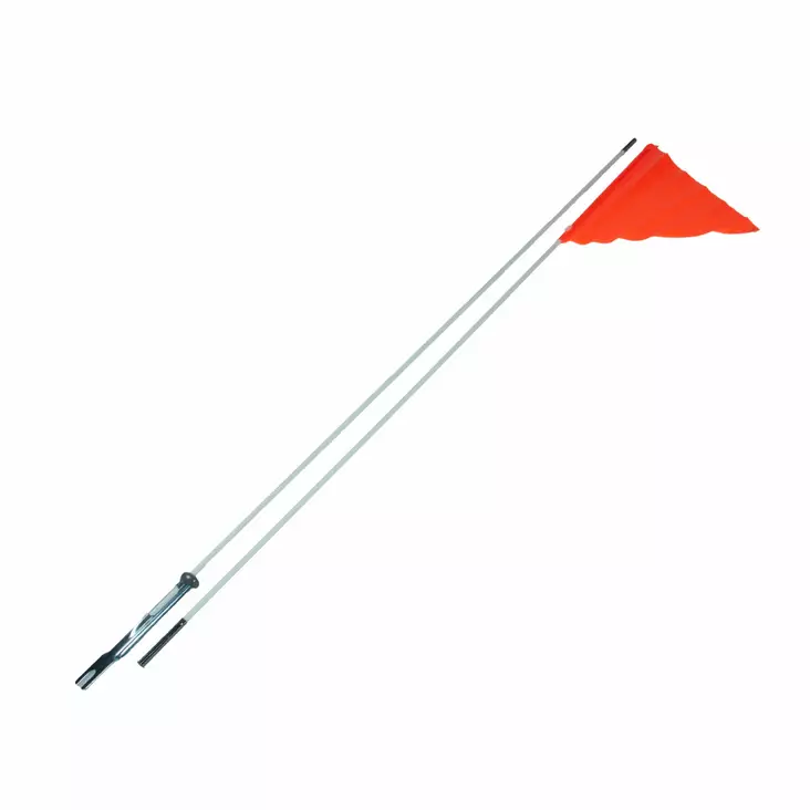 Turvalippu CAVO taka-akseliin oranssi 183cm - Duell polkupyörien varaosat ja tarvikkeet - 120117 - 1