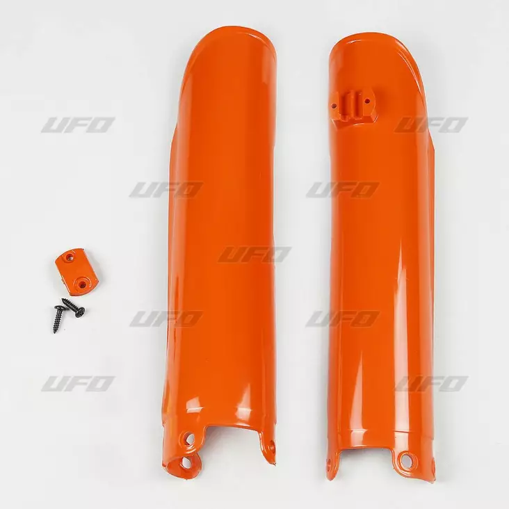 UFO Etuhaarukan suojat KTM125- EXC01-07SX 01-06 oranssi 127 - Duell MP varaosat ja tarvikkeet - 48227 - 1