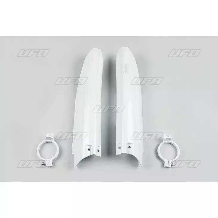 UFO Etuhaarukan suojat RM125/250 04-RMZ450 -06 Valkoinen - Duell MP varaosat ja tarvikkeet - 48927 - 1