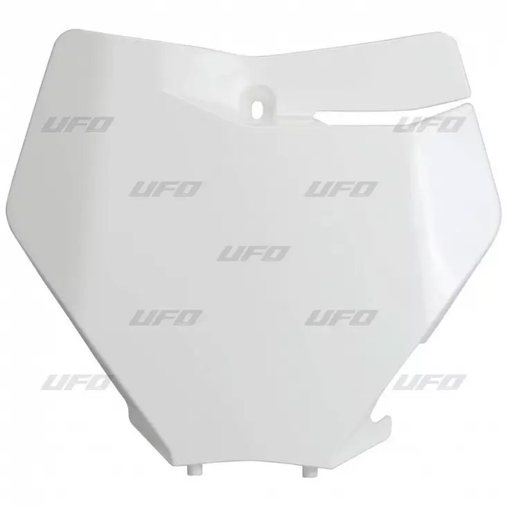 UFO Etunumerokilpi KTM125-450 SX/SXF 2019-22 Valkoinen 047 - Duell MP varaosat ja tarvikkeet - 48767 - 1