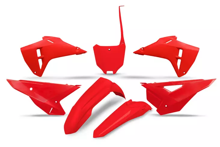 UFO Plastic kit 5-parts Red CRF250R 25-.. CRF450R 25-.. - Duell MP varaosat ja tarvikkeet - 47357 - 1