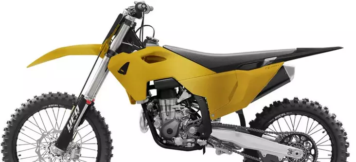 UFO Plastic kit 6-parts HVA TC/FC 125-450 23- Gold/Black - Duell MP varaosat ja tarvikkeet - 47157 - 1