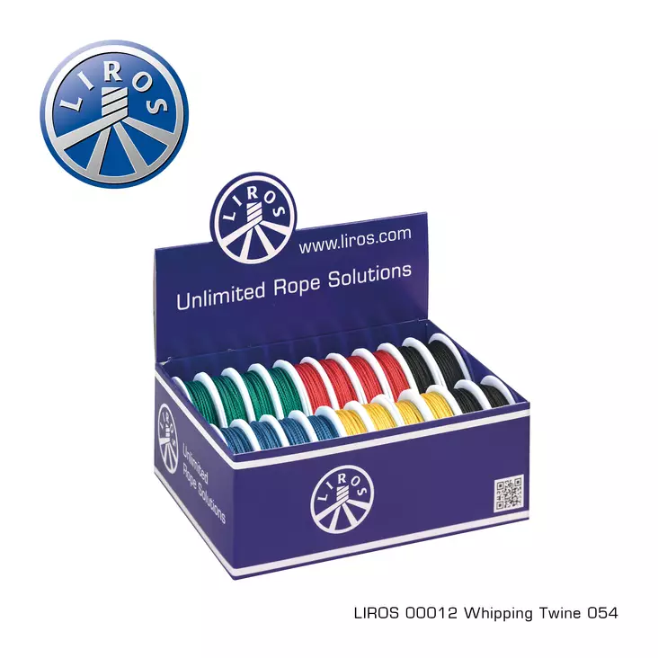 Whipping Twine heavy waxed Mixed colours 1.5mm x 20m (20pcs) - Duell venetarvikkeet - 66557 - 1