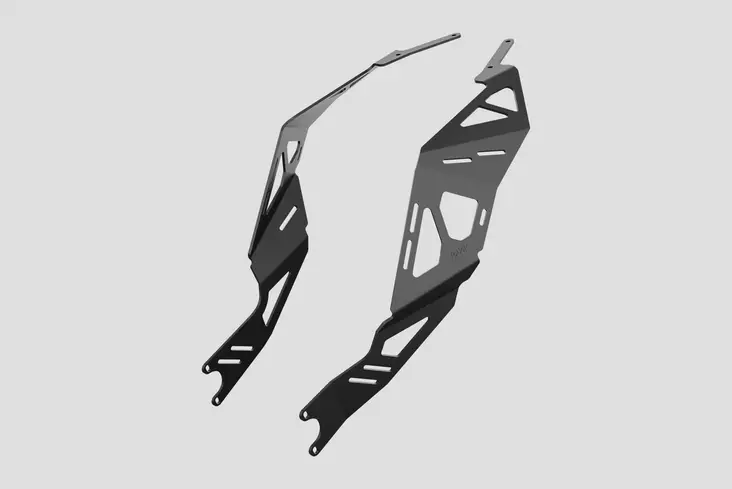 Yakk EXP Side pannier luggage rack Husqvarna 701 Enduro/Supermoto (16-25) black - Duell MP varaosat ja tarvikkeet - 99177 - 1