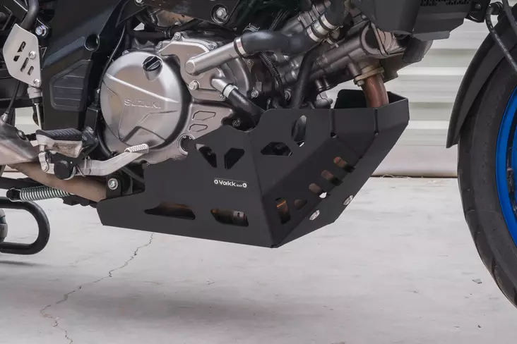 Yakk EXP Skid plate Suzuki DL650 V-Strom XT (17-) black - Duell MP varaosat ja tarvikkeet - 100977 - 1