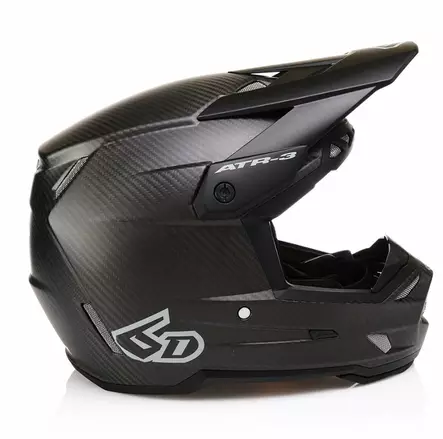 6D Helmet ATR-3 Solid Matte Black FIM - XS - Duell ajovarusteet - 58487 - 1