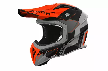 Airoh Kypärä Aviator Ace 2 Shield Oranssi matta, M - Duell ajovarusteet - 60237 - 1