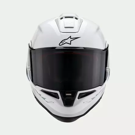 Alpinestars Kypärä Supertech R10 Valkoinen/Mattamusta, XL - Duell ajovarusteet - 36117 - 1