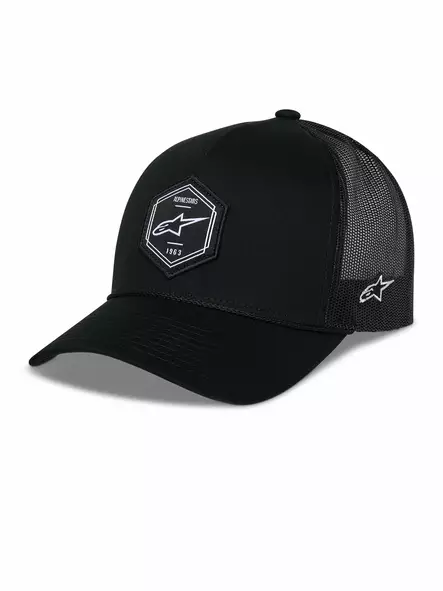 Alpinestars Lippis Hexeon Trucker Snapback Musta/Musta One Size - Duell ajovarusteet - 35947 - 1