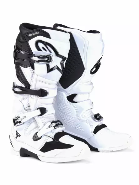 Alpinestars Saapas Tech 7 Valkoinen/Musta, 44.5 (10) - Duell ajovarusteet - 38517 - 1
