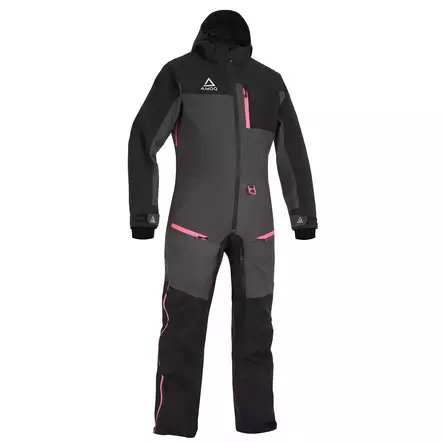 AMOQ Dynamic W's Haalari Musta/Harmaa/Pinkki XL - Duell ajovarusteet - 51187 - 1