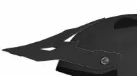AMOQ Meteor V2 JNR MX lippa Blackout - Duell ajovarusteet - 52327 - 1