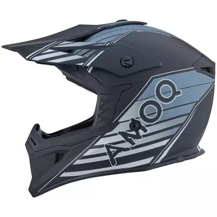 AMOQ Meteor V2 Kypärä Axis Musta/Harmaa, M - Duell ajovarusteet - 51267 - 1
