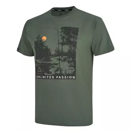 AMOQ Spirit Scenery T-Paita Vihreä, XL - Duell ajovarusteet - 51697 - 1