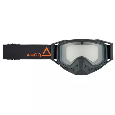AMOQ Youth Snow Goggles Black-Orange clear lens - Duell ajovarusteet - 51757 - 1