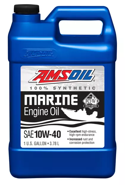Amsoil 10W-40 Formula 4-Stroke® Marine Synthetic Oil 3.78L - Duell öljyt ja muut nesteet - 62417 - 1