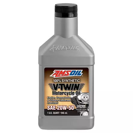 Amsoil 20W-50 Synthetic V-Twin Motorcycle Oil 946ml - Duell öljyt ja muut nesteet - 62407 - 1