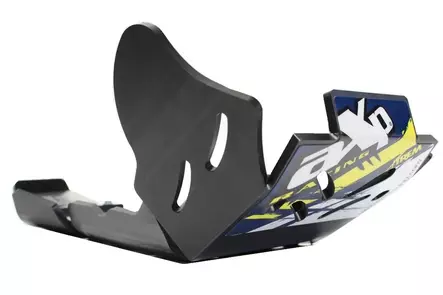 AXP Xtrem HDPE Skid Plate Black Husqvarna FE250/FE350 17-23 - Duell MP varaosat ja tarvikkeet - 86637 - 1