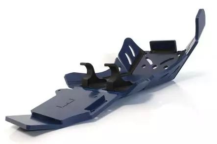 AXP Xtrem HDPE Skid Plate Blue Husqvarna FE250/FE350 17-23 - Duell MP varaosat ja tarvikkeet - 86437 - 1