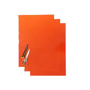 Blackbird Numerokilven tarra-arkki oranssi 47x33cm (3kpl) - Duell MP varaosat ja tarvikkeet - 87447 - 1