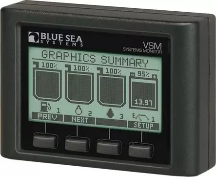 Blue Sea Blue Sea Vessel system monitor VSM 422 - Duell venetarvikkeet - 132177 - 1