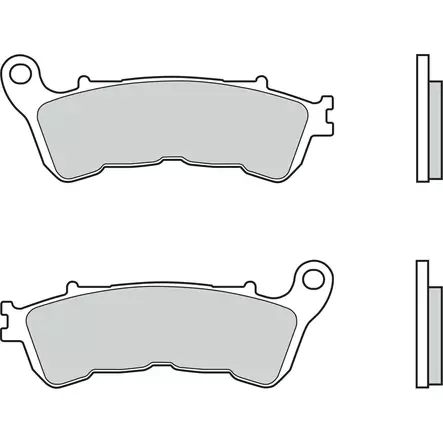 Brembo Jarrupalat Eteen Sintered Road - Duell MP varaosat ja tarvikkeet - 121567 - 1