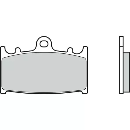 Brembo Jarrupalat Eteen Sintered Road - Duell MP varaosat ja tarvikkeet - 121827 - 1