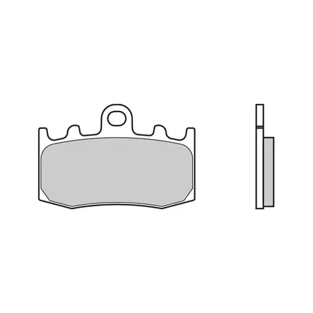 Brembo Jarrupalat Eteen Sintered Road - Duell MP varaosat ja tarvikkeet - 122977 - 1