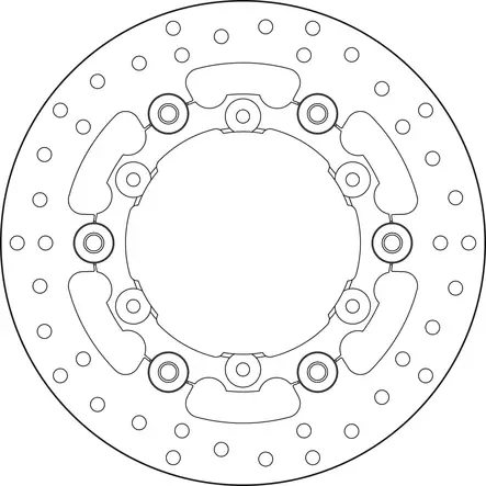 Brembo Serie Oro jarrulevy kelluva - Duell MP varaosat ja tarvikkeet - 121927 - 1