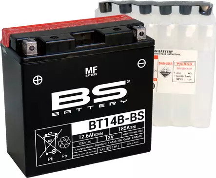 BS Battery BT14B-BS MF (cp) Maintenance Free - Duell muut varaosat ja tarvikkeet - 131327 - 1