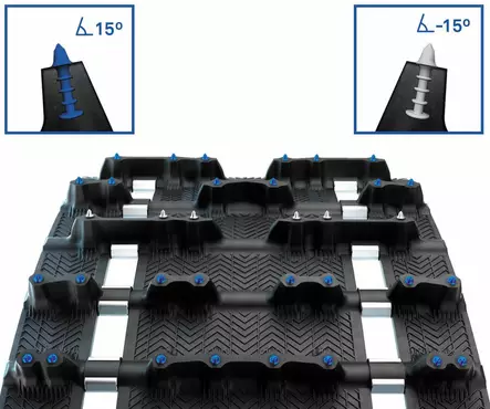 Camso Telamatto ICE Arrowhead 130 38x348 2.86" 33mm - Duell MK varaosat ja tarvikkeet - 23937 - 1