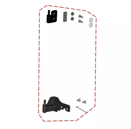 DFK Oikea Oven saranat Polaris Ranger 1000 - Duell ATV varaosat ja tarvikkeet - 29317 - 1