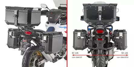 Givi P. Hol Honda Crf1100L Africa Twin '20-23 - Duell MP varaosat ja tarvikkeet - 102247 - 1