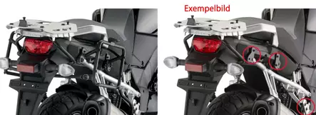 Givi putkisivutelineet Rapid release Honda Crosstourer 1200 12- - Duell MP varaosat ja tarvikkeet - 103057 - 1