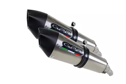 GPR Aprilia Dorsoduro 900 2017/20 e4 Pair Racing slip-on exhaust Gpe Ann. Titai - Duell MP varaosat ja tarvikkeet - 113057 - 1