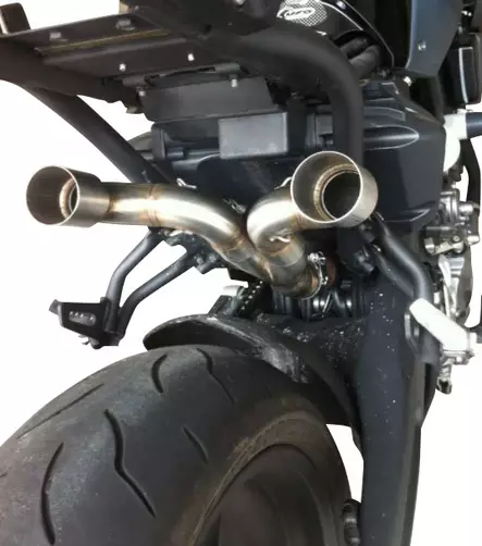 GPR Yamaha Mt-03 660 2006/13 Pair EC-Approv. slip-on exhaust Albus Ceramic - Duell MP varaosat ja tarvikkeet - 105877 - 1