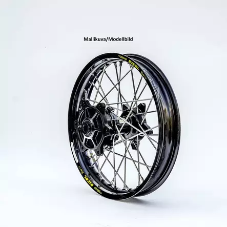 Haan wheel Tenere 700 18-4,25 BLACK HUB/BLACK RIM - Duell MP varaosat ja tarvikkeet - 64007 - 1