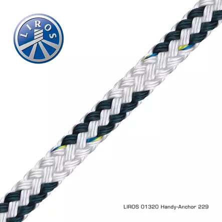 Handy-Anchor white-blue 16mm x 40m - Duell venetarvikkeet - 66237 - 1
