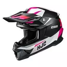HJC Kypärä C50 Slide Musta/Pinkki MC8SF, S - Duell ajovarusteet - 55787 - 1